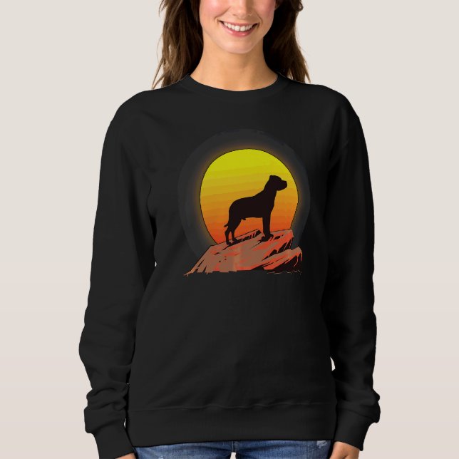 Sudadera Staffordshire Bull Terrier Dog Sunrise (Anverso)