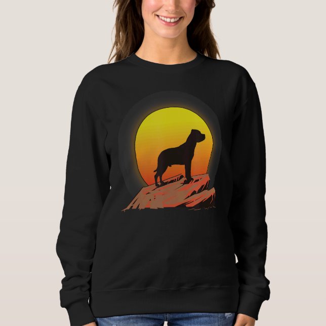 Sudadera Staffordshire Bull Terrier Dog Sunrise (Anverso)