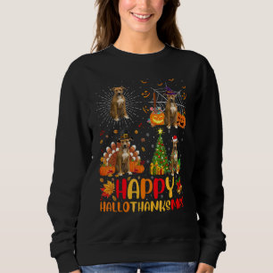 Sudadera Staffordshire Bull Terrier Perro Feliz Hallothanks