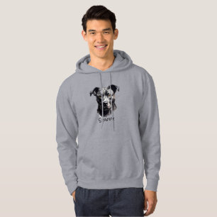 Sudadera Staffordshire Bullterrier B&W Silhouette