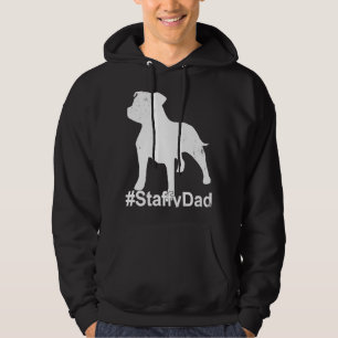 Sudadera Staffy Dad con Staffordshire Bull Terrier Dog Sta
