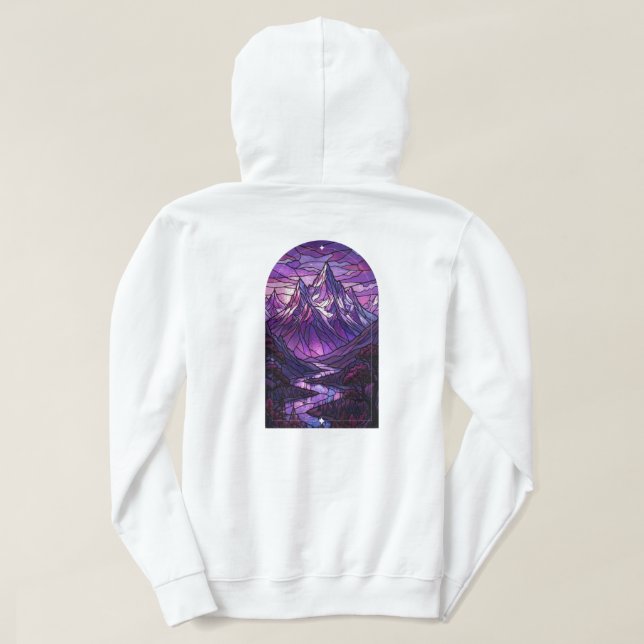 Sudadera Stained Glass Mountain (Reverso del diseño)