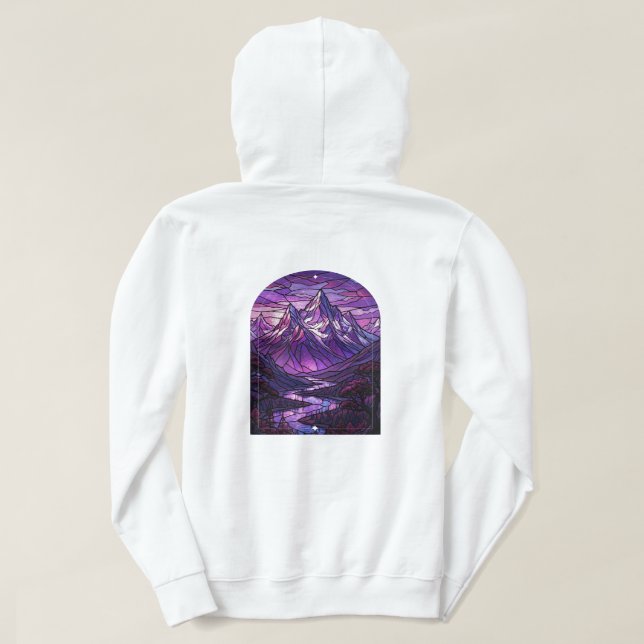 Sudadera Stained Glass Mountain (Reverso del diseño)