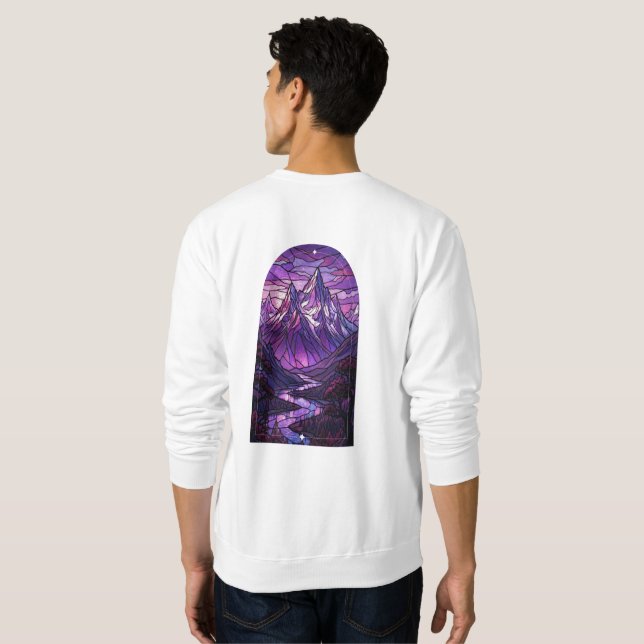Sudadera Stained Glass Mountain  (Reverso completo)