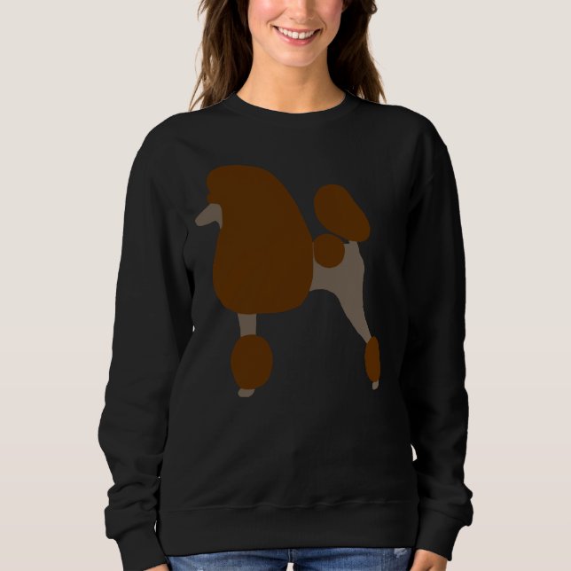 Sudadera Standard Poodle Brown (Anverso)
