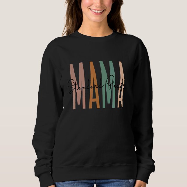 Sudadera Standard Poodle Mama Cute Standard Poodle Mom Dog  (Anverso)
