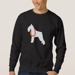 Sudadera Standard Schnauzer Aloha Hawaiian Lei Dog