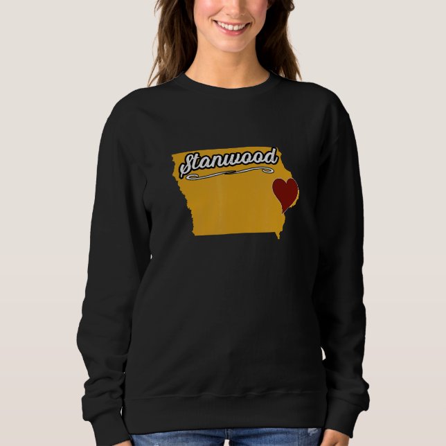 Sudadera STANWOOD IOWA IA USA  Cute Souvenir Merch  US City (Anverso)