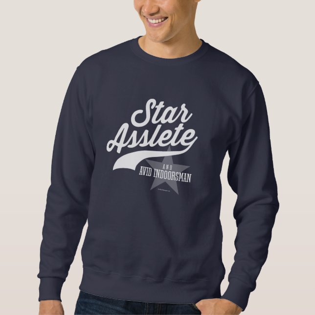 Sudadera Star Asslete (Avid Indoorsman) (Anverso)