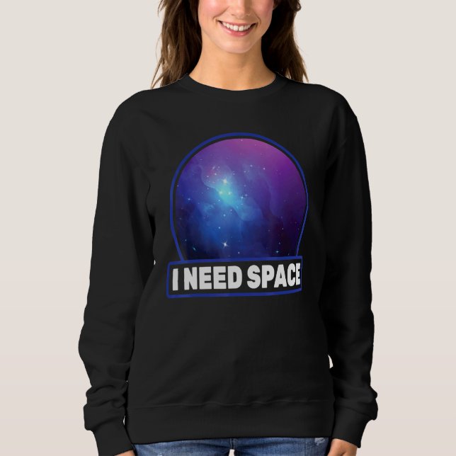 Sudadera Star Gazing - Necesito espacio - Astrónomo - Const (Anverso)
