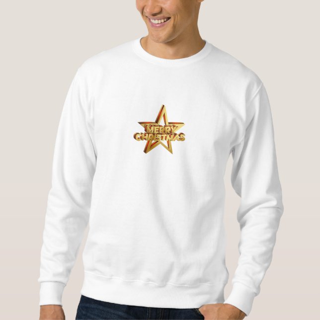 Sudadera Star Merry Christmas (Anverso)