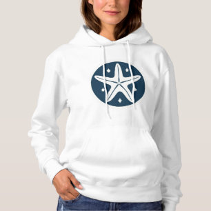 Sudadera Starfish con estrellas blancas