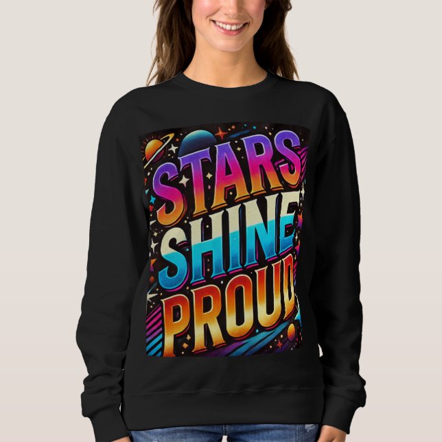 Sudadera Stars Shine Proud (Anverso)