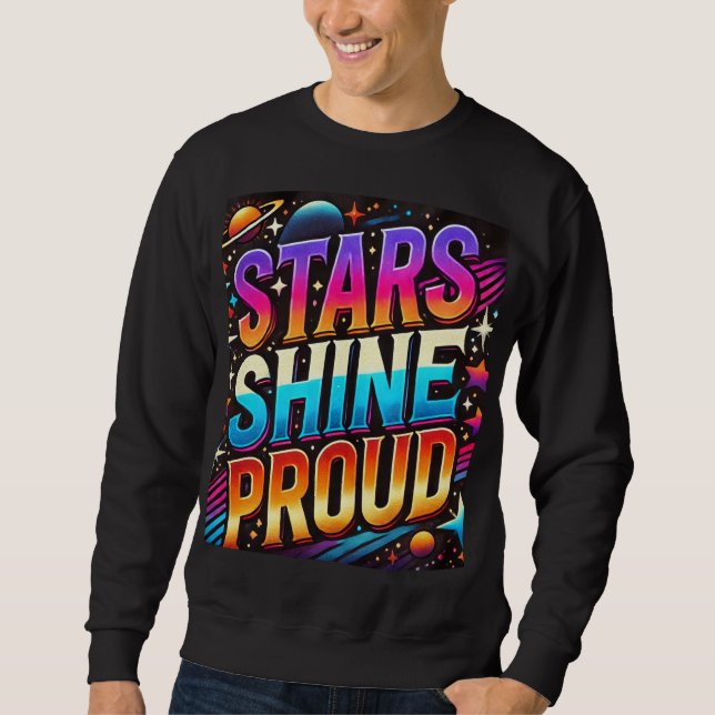 Sudadera Stars Shine Proud (Anverso)