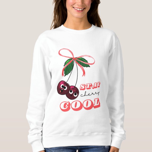SUDADERA STAY CHERRY GUAY (Anverso)