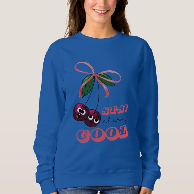 SUDADERA STAY CHERRY GUAY (Anverso)