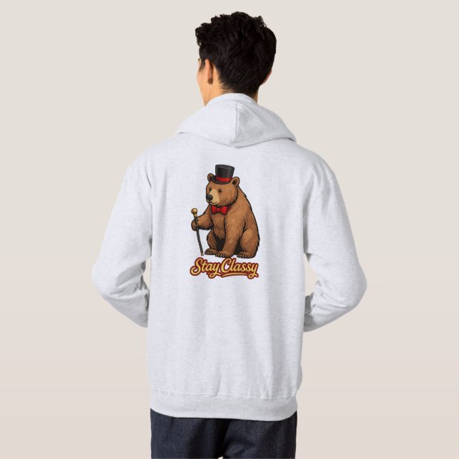 Sudadera Stay Classy (Reverso completo)