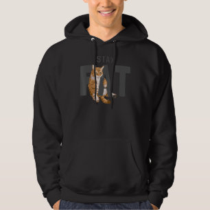 Sudadera Stay Fat Lazy Happy Chubby Kitty Cat Con Un Buen