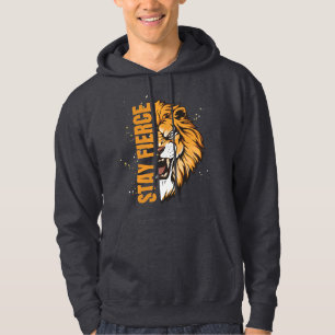 Sudadera Stay Fierce Black Hoodie