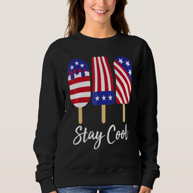 Sudadera Stay Guay Rocket Pop Red White & Blue Popsicle Sum (Anverso)