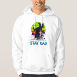 Sudadera Stay Rad Retro Skate Dog Design