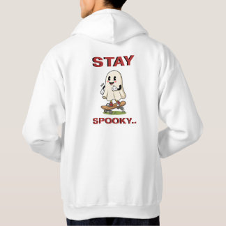 Sudadera Stay Spooky Cute Retro Ghost Skateboard