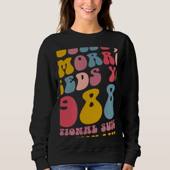Sudadera Stay Tomorrow Needs You 988 Mental Health Awarenes (Anverso)
