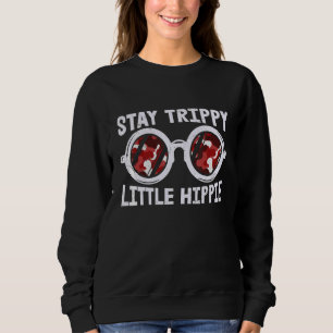 Sudadera Stay Trippy Little Hippie Camo Gafas de sol Vintag