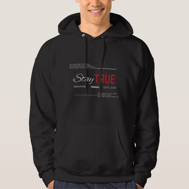 Sudadera stay true  (Anverso)