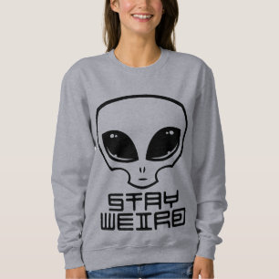 Sudadera Stay Weird Alien Head
