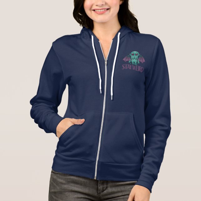 Sudadera Stay Weird Cute Cthulhu Monster (Anverso)