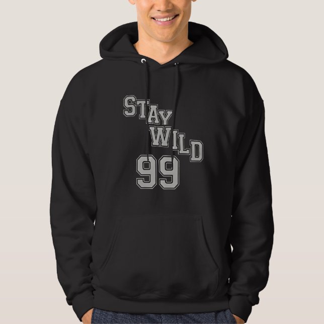 Sudadera Stay Wild 99 Espíritu de Aventura  (Anverso)