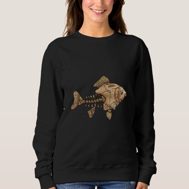 Sudadera Steampunk Fish Animal (Anverso)