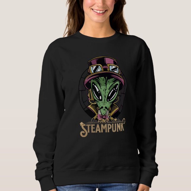 Sudadera Steampunk Horror Vintage Tarot Retro (Anverso)