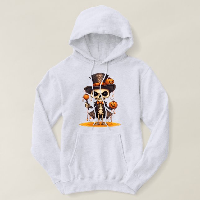 Sudadera Steampunk Skeleton Hoodie (Diseño del anverso)