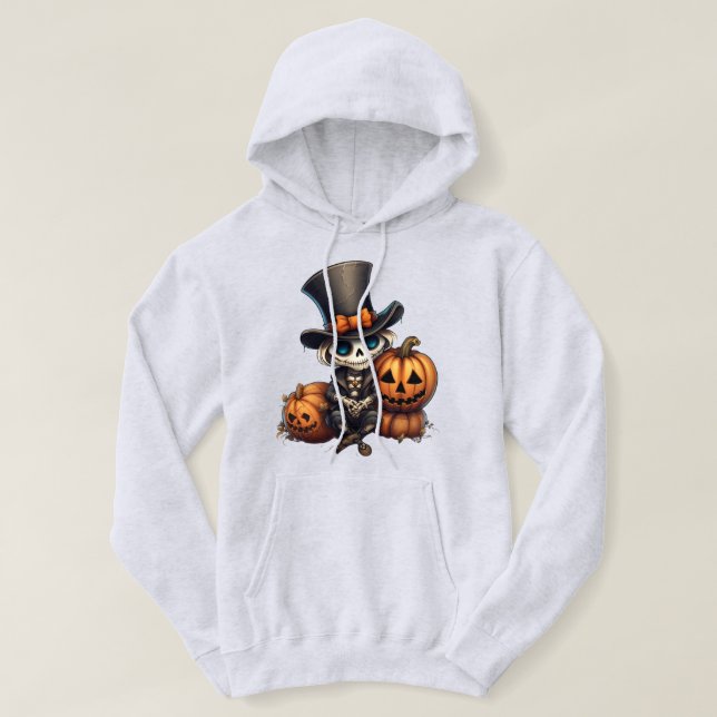 Sudadera Steampunk Skeleton Hoodie (Diseño del anverso)