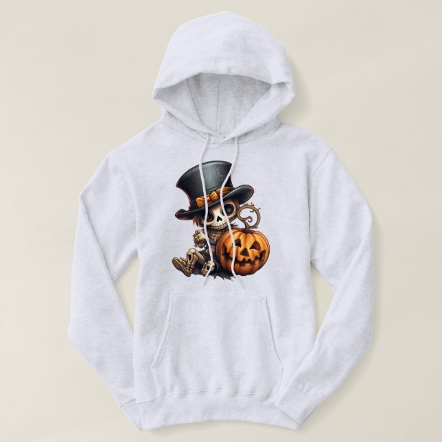 Sudadera Steampunk Skeleton Hoodie (Diseño del anverso)