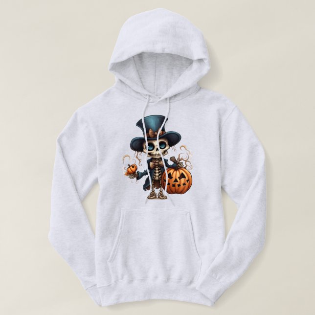 Sudadera Steampunk Skeleton Hoodie (Diseño del anverso)