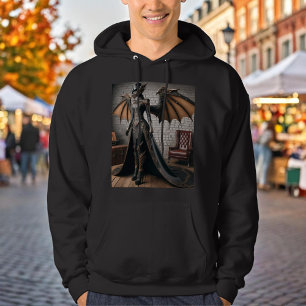 Sudadera Steampunk Victorian Industrial Lady Dragon Rider