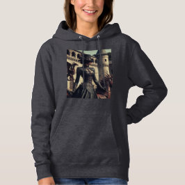 Sudadera Steampunk Victorian Industrial Lady Dragon Rider