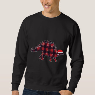 Sudadera Stegosaurus Santa Hat Navidades Dinosaur Lover Gif