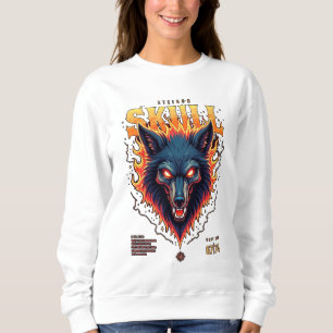 Sudadera Steidon Skull - Flamante Lobo Cabeza Tee