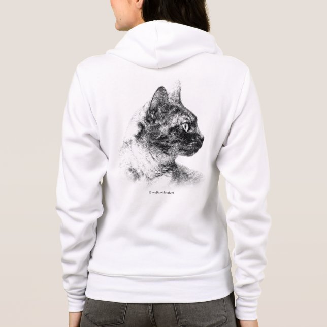 Sudadera Stella el gato gris (Reverso)