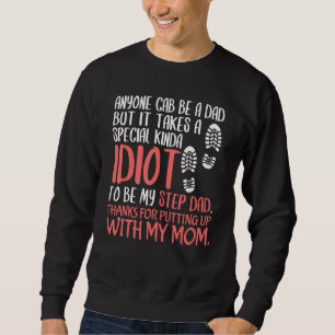 Sudadera Step Dad Fathers Day Tee De Daughter Son Kid Wif
