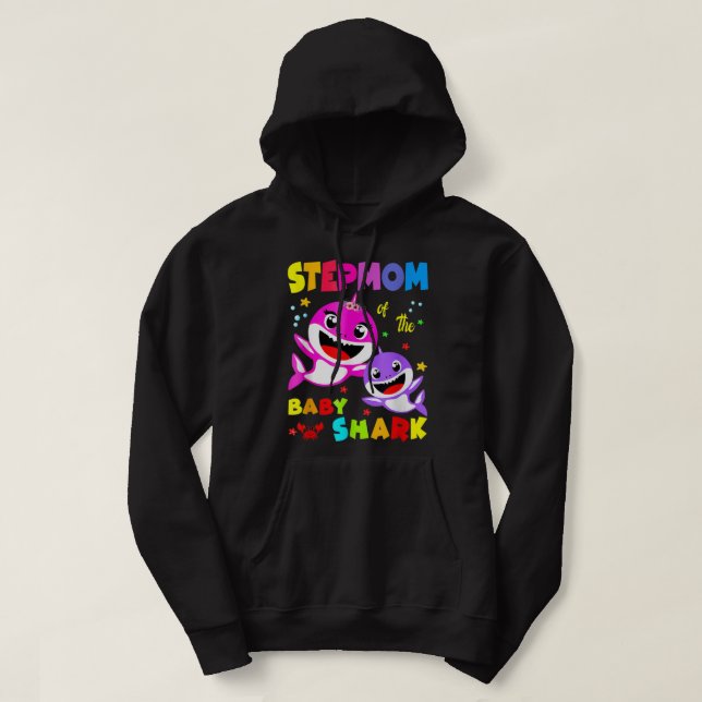 Sudadera Stephom Shark Stepmom: El Día de la Madre (Diseño del anverso)