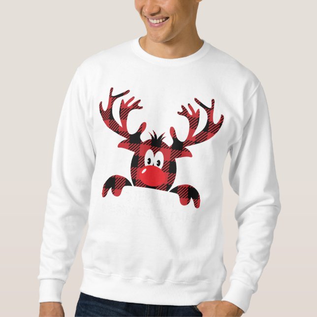 Sudadera Stepmom Always be yourself Reindeer Santa Hat Buff (Anverso)