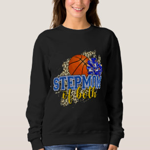 Sudadera Stepmom De Baloncesto Y Su Hermosa Stepmama Leopa