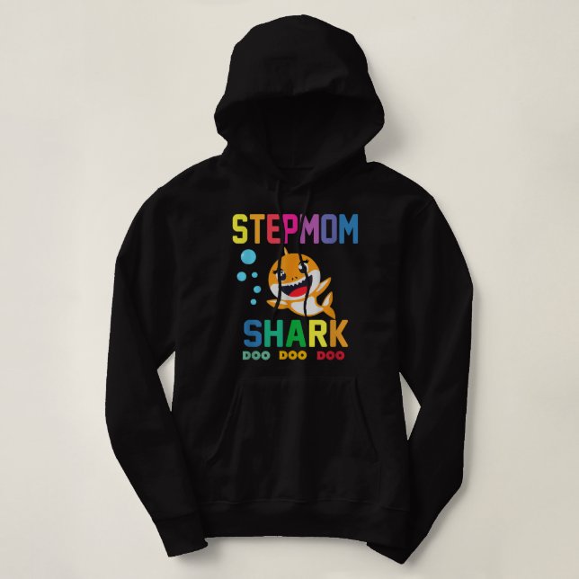 Sudadera Stepmom Shark Shirt Stepmom Shark Lover (Diseño del anverso)