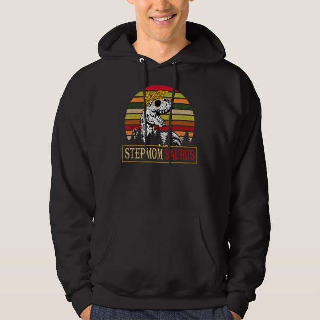 Sudadera Stepmomsaurus Rex Dinosaur Stepmama Saurus Family  (Anverso)