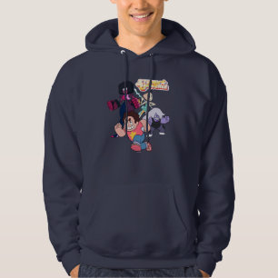 Sudadera Steven Universe Acción del Grupo Crystal Gem